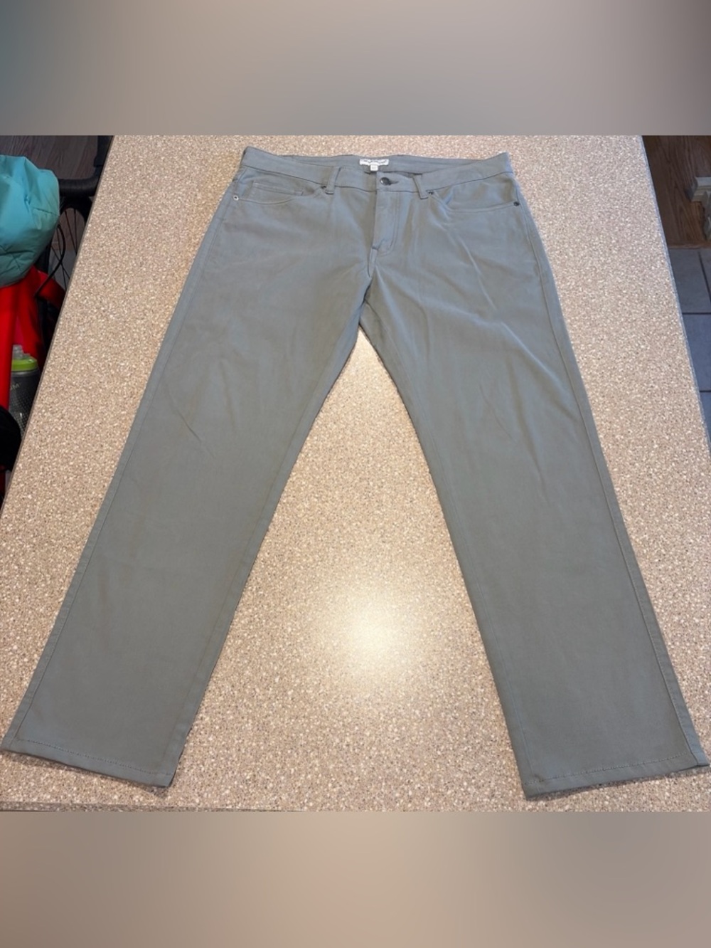 NWOT Peter Millar Stretch Signature Sateen Five-Pocket Pants Grey Men’s 34 x 32